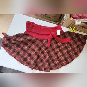 Plaid Red Women's A Style Mini Skirt Size Small  Medium